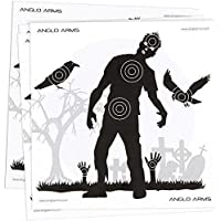 NUEVO PAQUETE DE 50 Zombi Papel Disparador práctica PISTOLA DE AIRE blancos 14 x 14cm